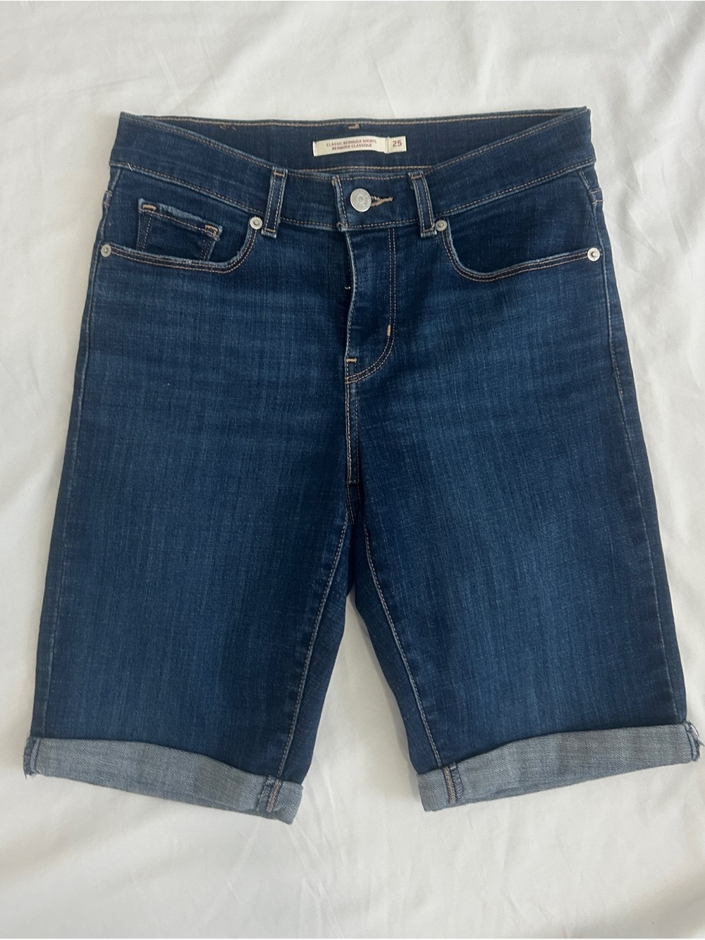 Levi's Women's Classic Bermuda Denim Shorts